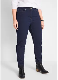 Slim fit jeans met mid waist en comfortband, bonprix