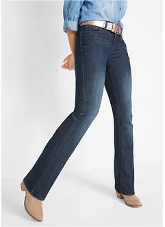 Mid waist stretch jeans, bootcut, bonprix