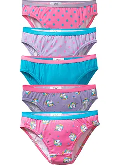 Meisjes slip (set van 5), bonprix