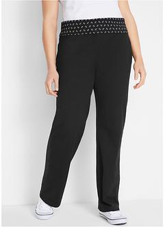 Shirtbroek met omgeslagen band, straight, bpc bonprix collection