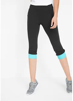 Capri sportlegging met contrastkleurige boorden, bonprix