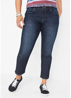 Comfort stretch 7/8 jeans met splitten, bonprix