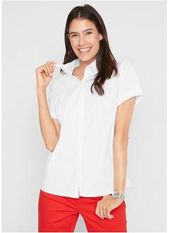 Stretch blouse met korte mouwen, bpc bonprix collection