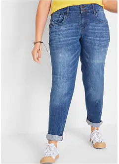 Mom jeans met mid waist, bonprix