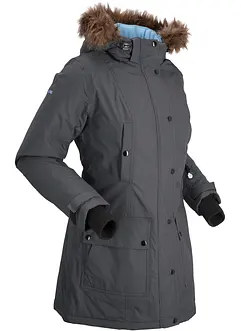 Lange outdoor jas met capuchon, waterdicht, bonprix