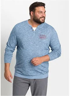 Henley shirt met comfort belly fit, bonprix