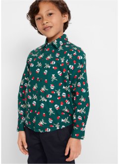 Overhemd met kerstprint, slim fit, bpc bonprix collection