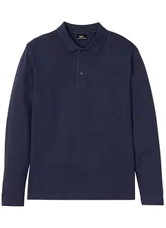 Piqué poloshirt met lange mouwen, bonprix