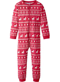 Kinderen pyjama onesie van puur biologisch katoen, bonprix