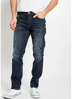 Slim fit cargo stretch jeans, straight, bonprix