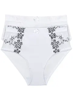 Corrigerende slip (set van 2) met gerecycled polyamide, bonprix
