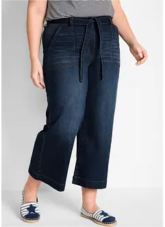 7/8 high waist ultra soft jeans met comfortband, loose fit, bonprix