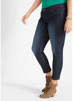 Slim fit jeans mid waist, cropped, bonprix