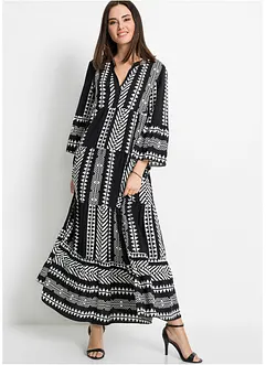 Maxi jurk met printvan soepele viscose, bonprix