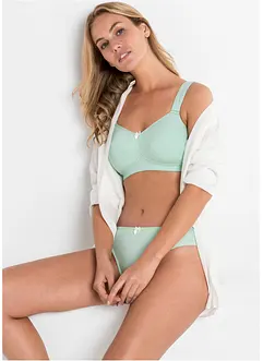 Bh zonder beugels (set van 3) met katoen, bonprix