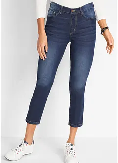 Slim fit ultrasoft 7/8 jeans, bonprix