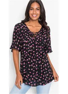 Tuniek met vetersluiting, bonprix