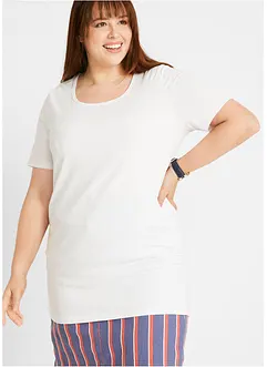 Lang basic T-shirt (set van 2), bonprix