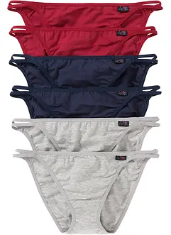 Tangaslip (set van 6), bonprix