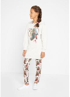 Meisjes sweater en legging (2-dlg. set) met biologisch katoen, bpc bonprix collection
