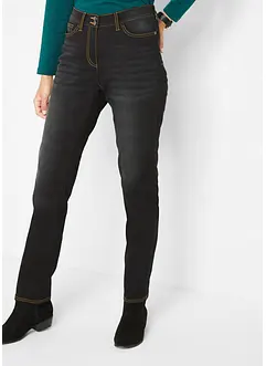 Thermojeans met push-up effect en comfortband, straight, bonprix