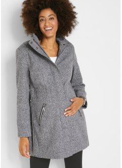 Korte zwangerschaps coat / draagjas in wollen look, bpc bonprix collection