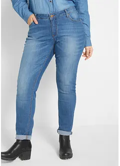 Skinny stretch jeans mid waist, bonprix