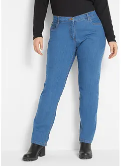 High waist stretch jeans, straight, bonprix