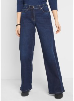Stretch jeans met extra wijde pijpen en comfortband, bpc bonprix collection
