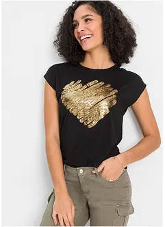 Shirt in een viscosemix, bonprix