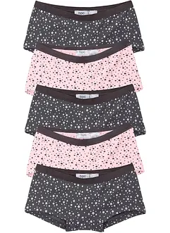 Meisjes hipster (set van 5), bonprix