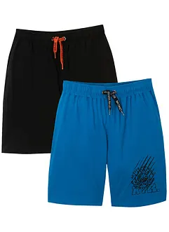 Jongens jersey bermuda (set van 2) van biologisch katoen, bonprix