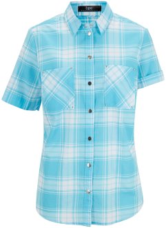 Katoenen blouse met korte mouwen, bpc bonprix collection
