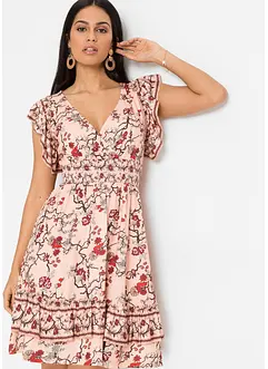Gedessineerde jersey jurk, bonprix
