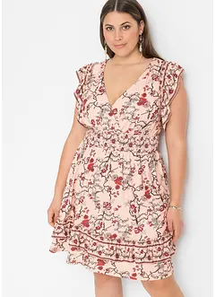Gedessineerde jersey jurk, bonprix