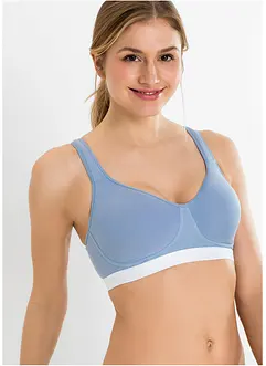 T-shirt bh zonder beugels (set van 2) met biologisch katoen, bonprix