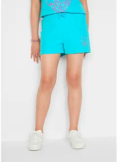 Meisjes short (set van 2) van puur biologisch katoen, bonprix