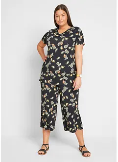 Shirt en culotte van viscose (2-dlg. set), bonprix