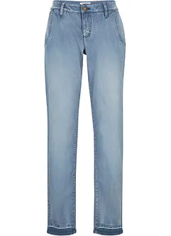 Soft stretch jeans in chinostijl, cropped, bonprix