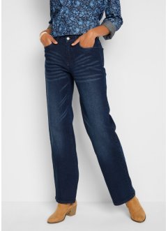 Stretch jeans, open end denim, wide leg, John Baner JEANSWEAR