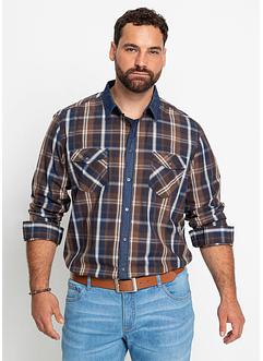 Overhemd met comfort belly fit, John Baner JEANSWEAR