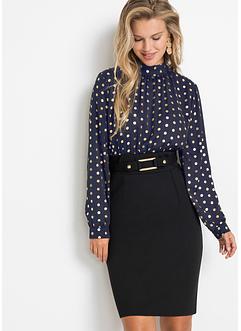 Jurk met polkadots, korte maten, BODYFLIRT boutique