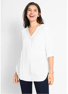 Tuniek met V-hals, lange mouw, bonprix