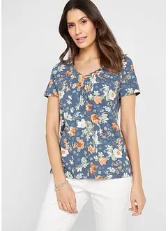 Shirt met print, korte mouw, bonprix