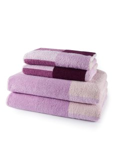 Handdoek met kwadratisch patroon, bpc living bonprix collection