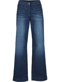 Katoenen jeans met comfortband, Marlene Dietrich stijl, bpc bonprix collection