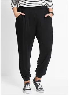 Jersey broek van viscose, bonprix