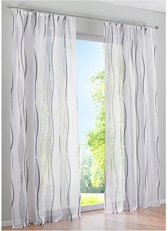 Transparant gordijn met golven (1 stuk), bpc living bonprix collection