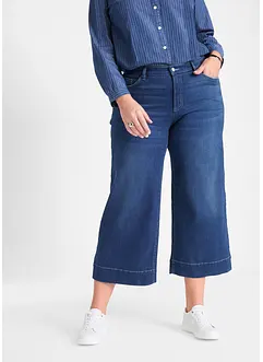 Ultra soft 7/8 jeans, culotte, bonprix