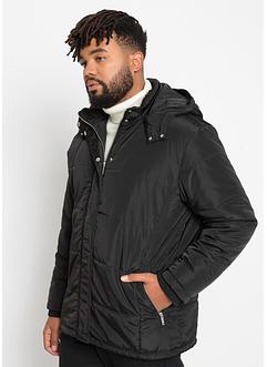 Gewatteerde jas met capuchon, bpc bonprix collection